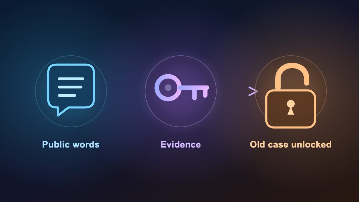 Old murder cases can turn on suspects’ own public words