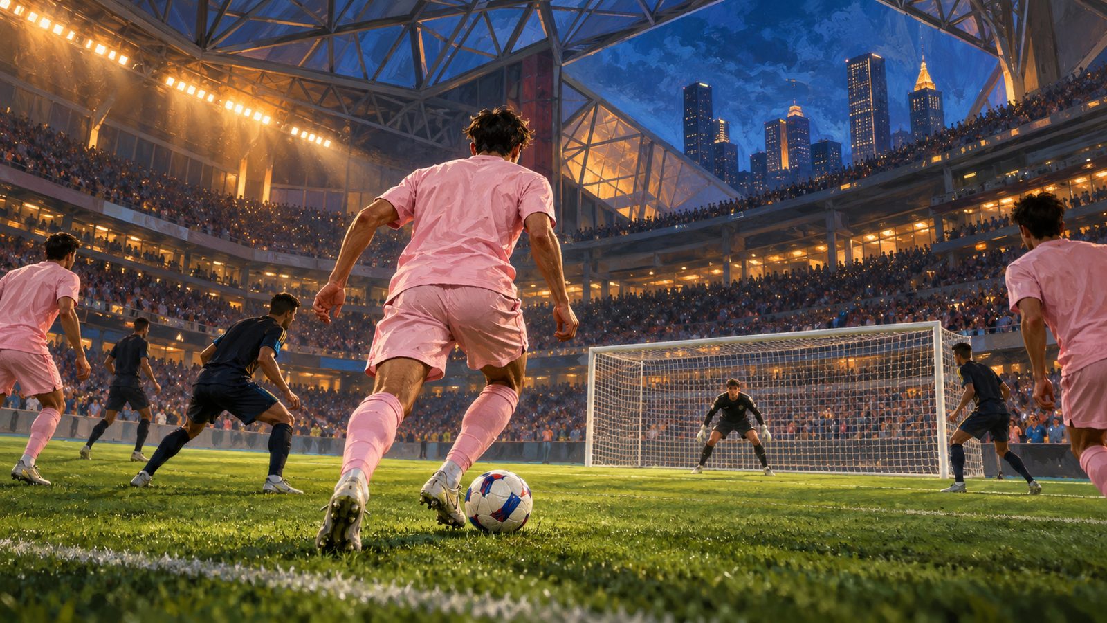 Messi and Inter Miami play Atlanta United in US soccer league