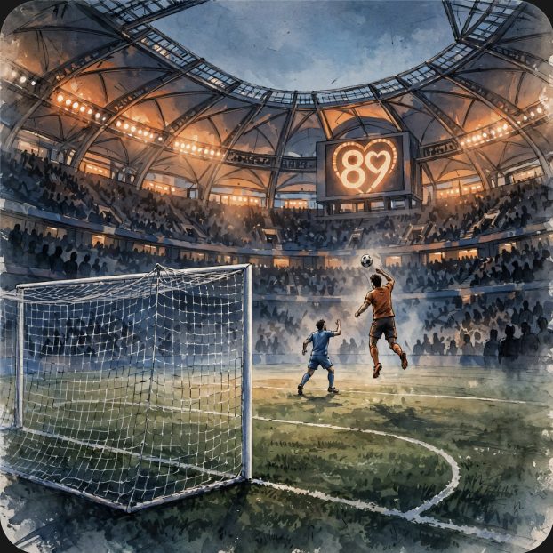 89th-minute header saves league leaders from 10th-place shock