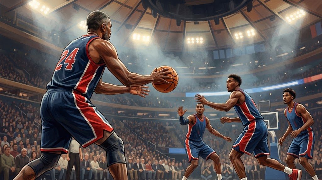A 41-year-old starts his 24th season by sharing the ball with three younger stars