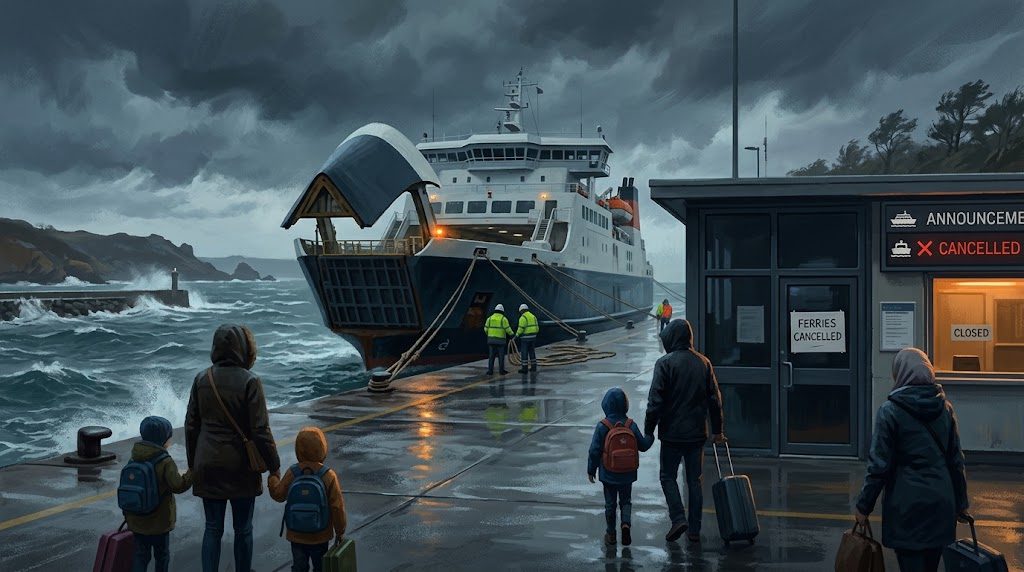 Storm Austen sends Channel ferries back to port right before school half-term